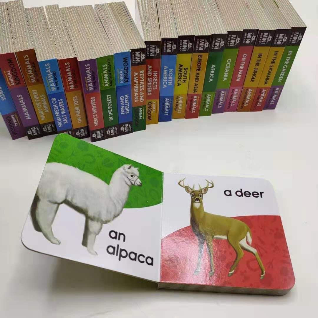 英語絵本 my big mini animal library 20冊 My big mini animal library 手掌書 児童絵本 英語絵本20册