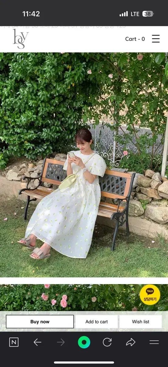 byssiny グラスフラワー フリーサイズ ワンピース