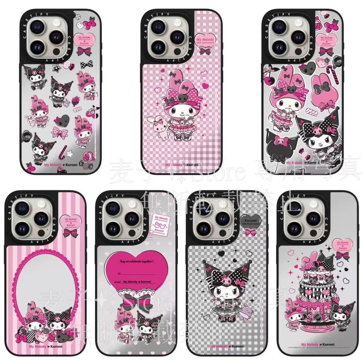 CASETIFY&Kuromi【クロミ】連名 iPhoneケース iPhone16pro/16pro
