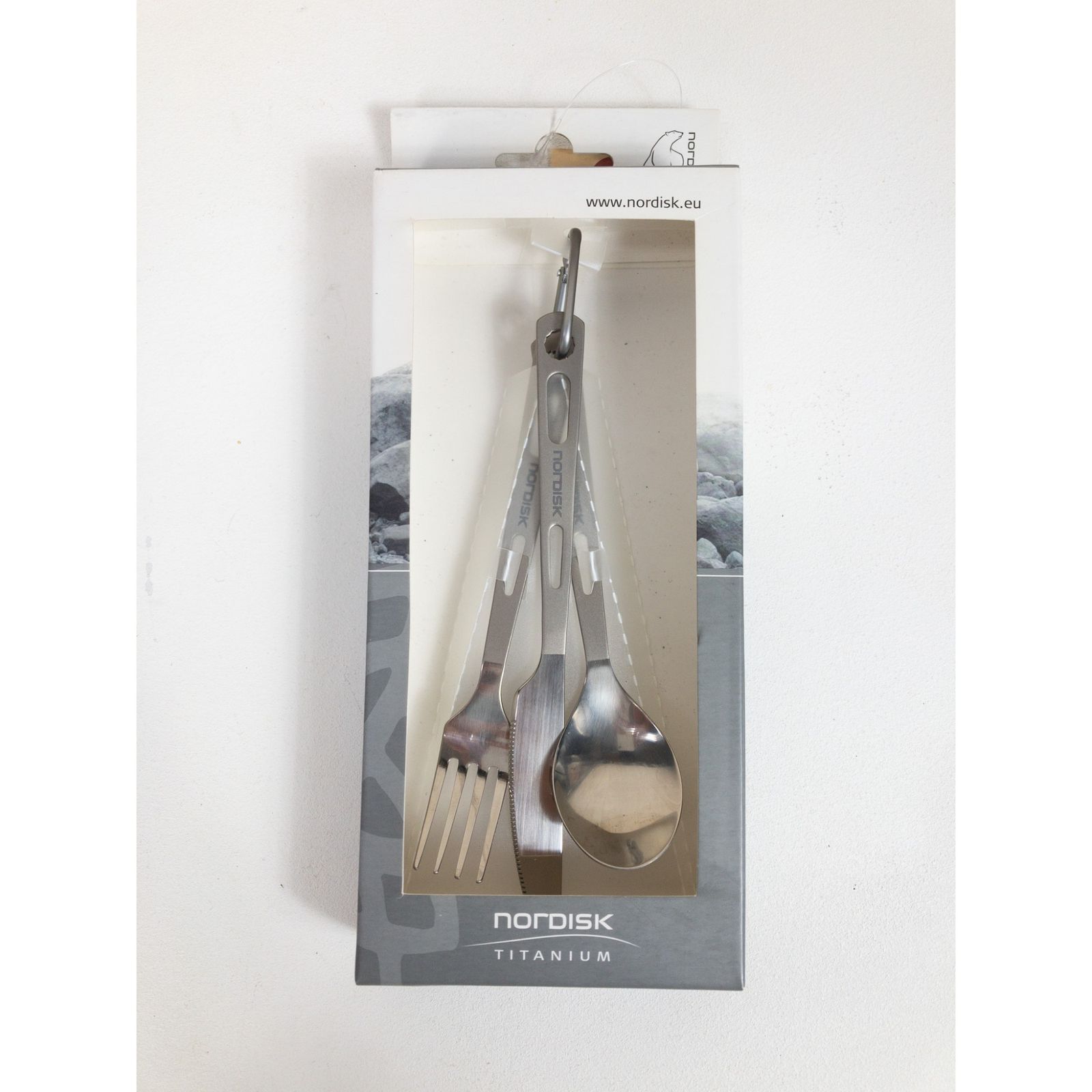 ノルディスク チタン製カトラリー3点セット 119021 キャンプ スプーン フォーク ナイフ ノルディスク 119021 チタン製カトラリー3点セット フォーク・スプーン
