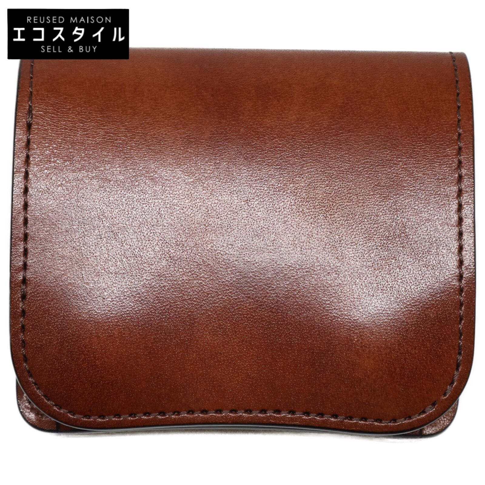 WILDSWANS ワイルドスワンズ 【美品】PALM V2/FGB/DS パームV2 フルグレインブライドル ミニ財布