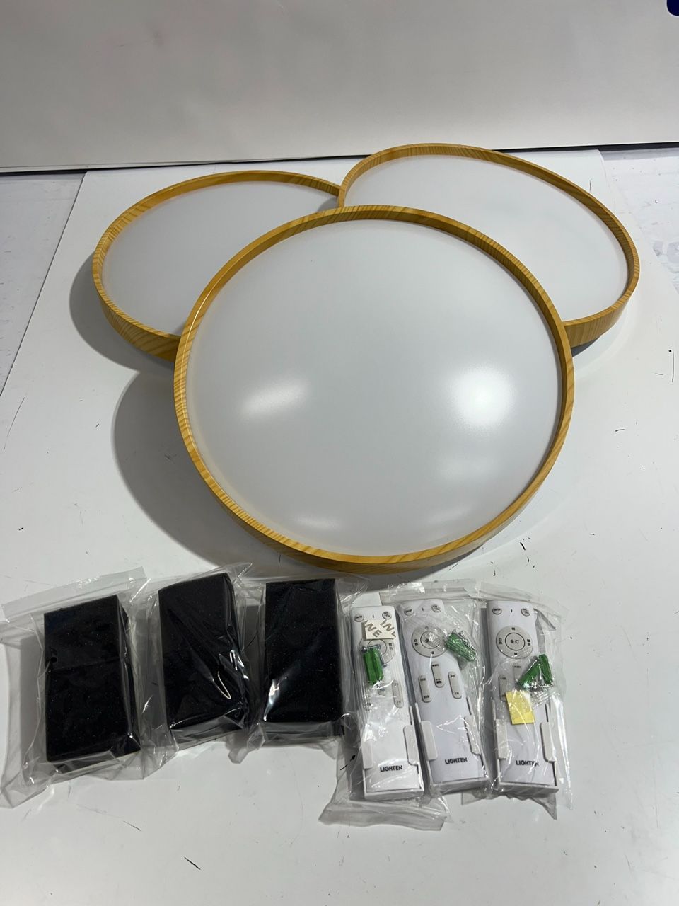 ライト・照明 【3台セット】LEDシーリングライト ナチュラル LEDCL 