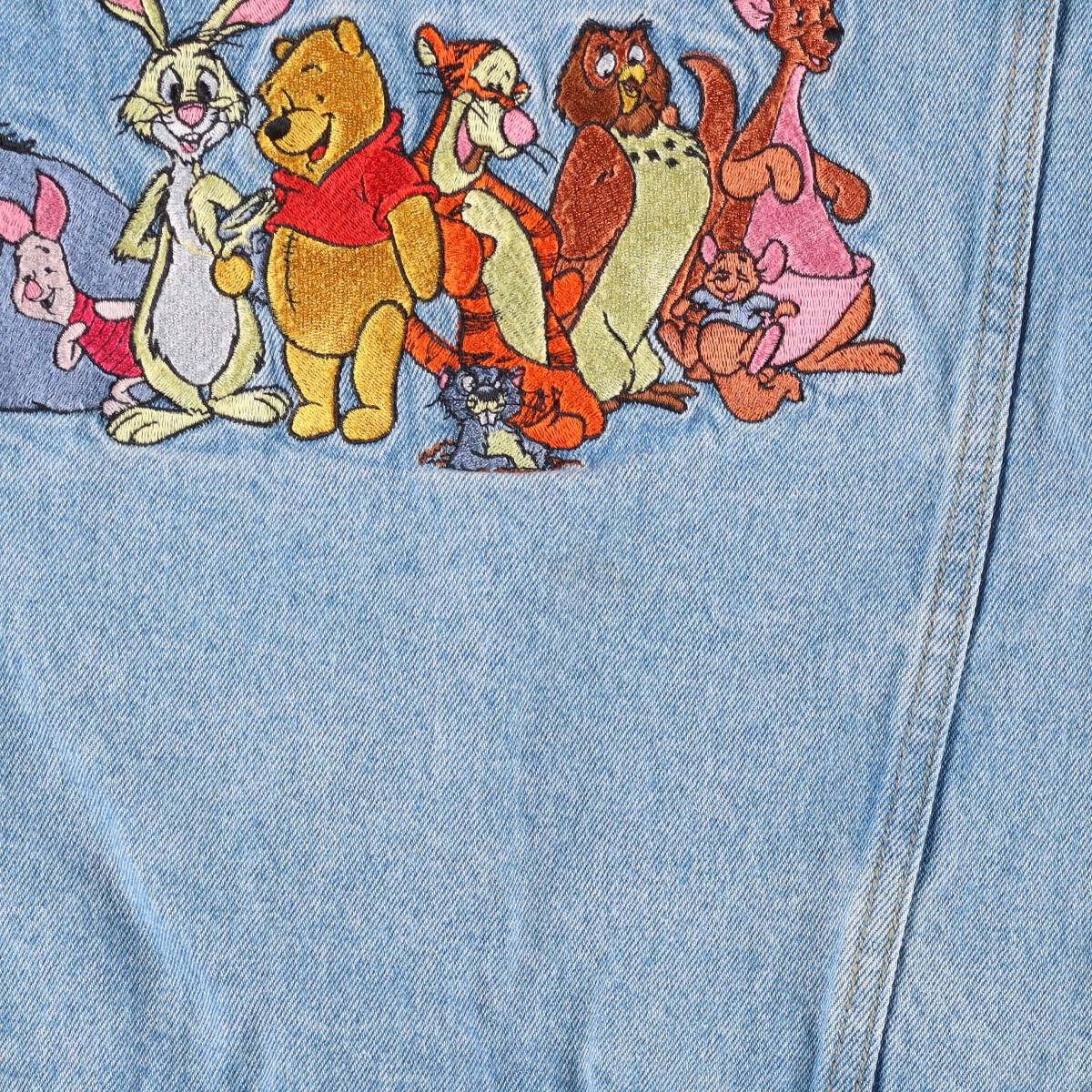 古着 THE Disney STORE くまのプーさん Winnie the Pooh バック刺繍
