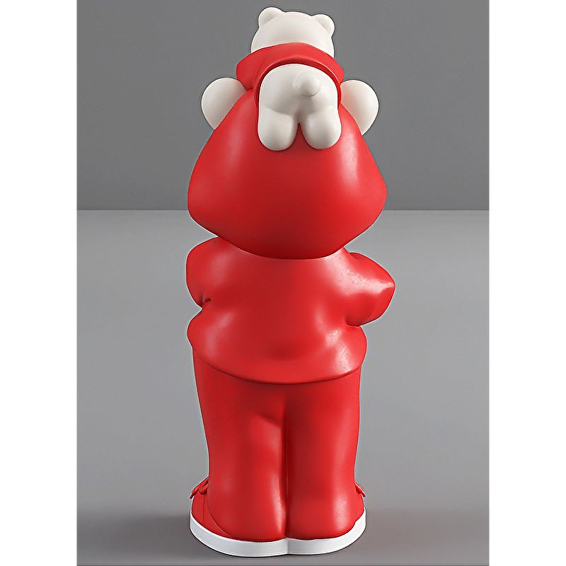 オブジェ オーナメント 置物 装飾品 人形 フィギュア くま 熊 クマ ミルクティー 北欧 おしゃれ お洒落 可愛い かわいい キュート 癒し 玄関 リビングルーム ダイニング 寝室 子供部屋 書斎 廊下 オフィス 卓上 デスクトップ テーブル 棚 プレゼント