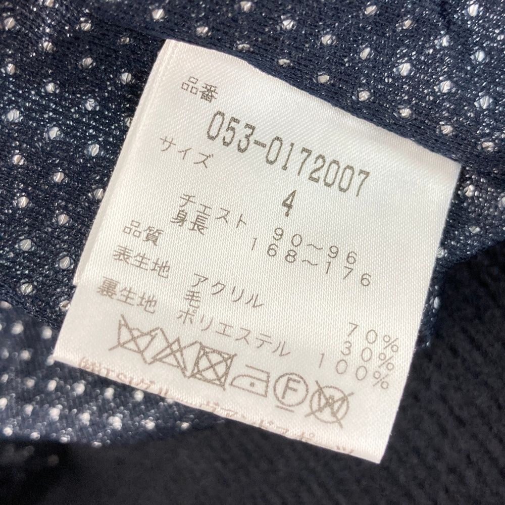 サイズ：4 PEARLY GATES パーリーゲイツ ニットジップジャケット