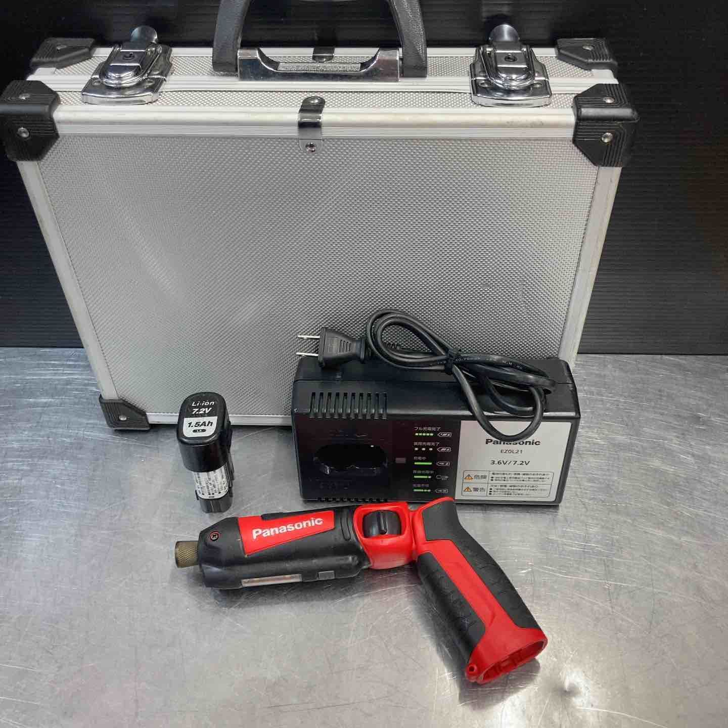 品 パナソニック Panasonic 7.2V コードレスペンスティックインパクトドライバー EZ7521LA2S-R フルセット 東大和店
