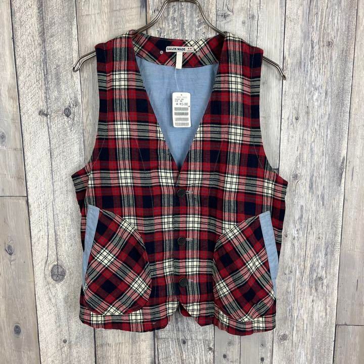 新品 サンプル品】GAIJIN MADE ガイジンメイド チェック ベスト - メルカリ