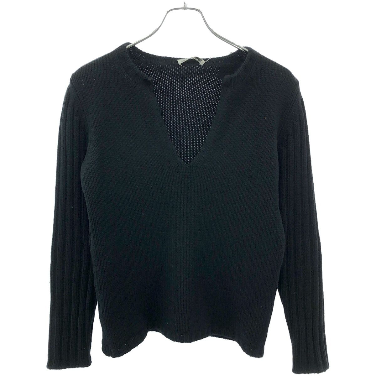 JIL SANDER ジルサンダー スキッパーカシミヤニットセーター ブラック 