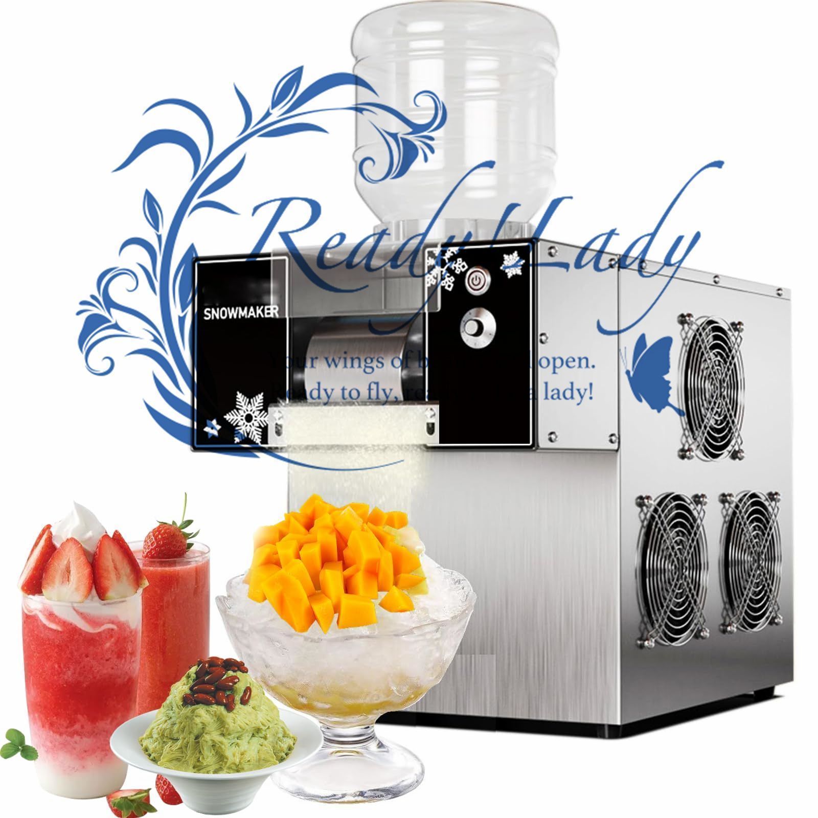 氷スライサー HC-77B オレンジ かき氷機 HC-77B オレンジ 業務用 初雪