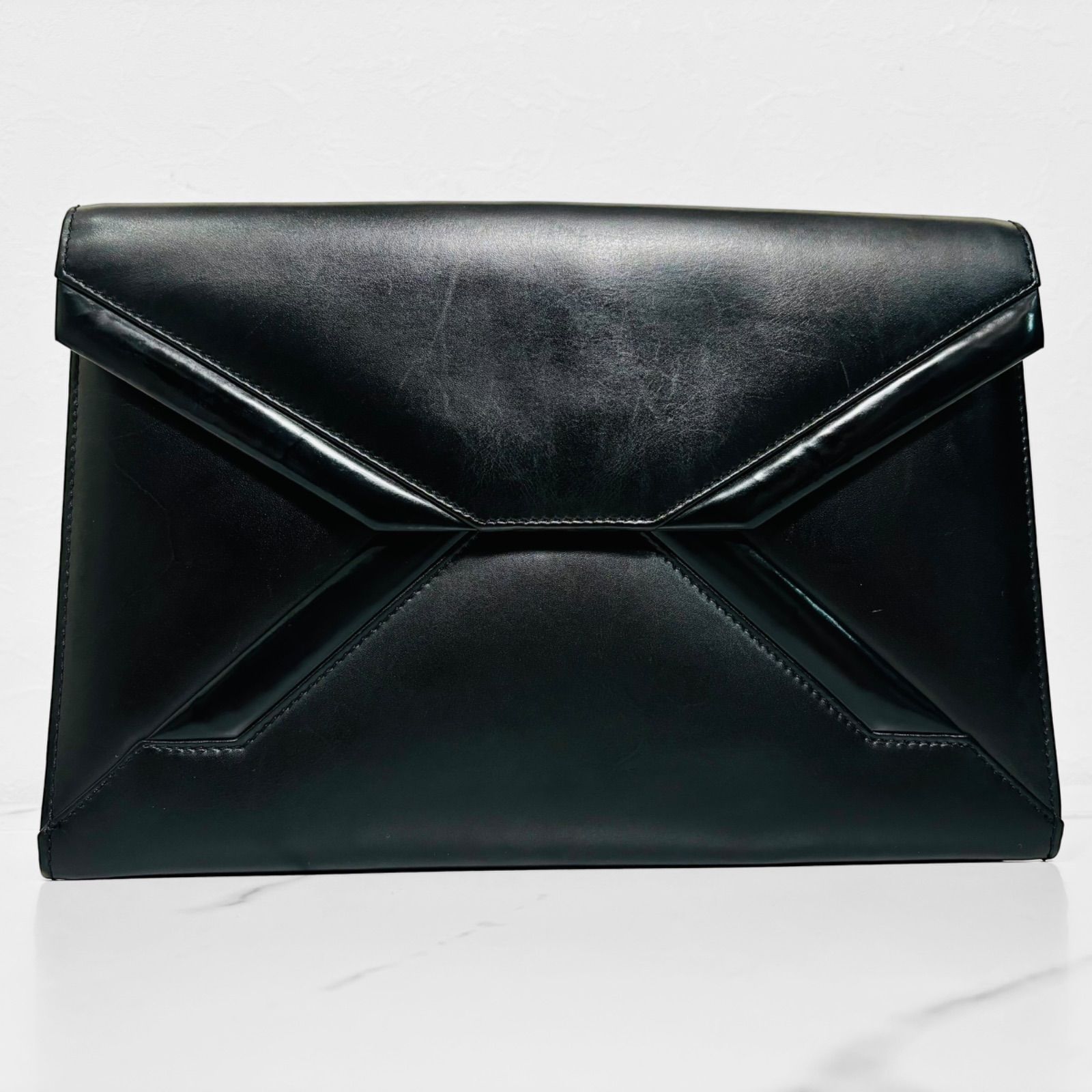 希少 GIVENCHY SACS ジバンシーサックス クラッチバッグ レザー