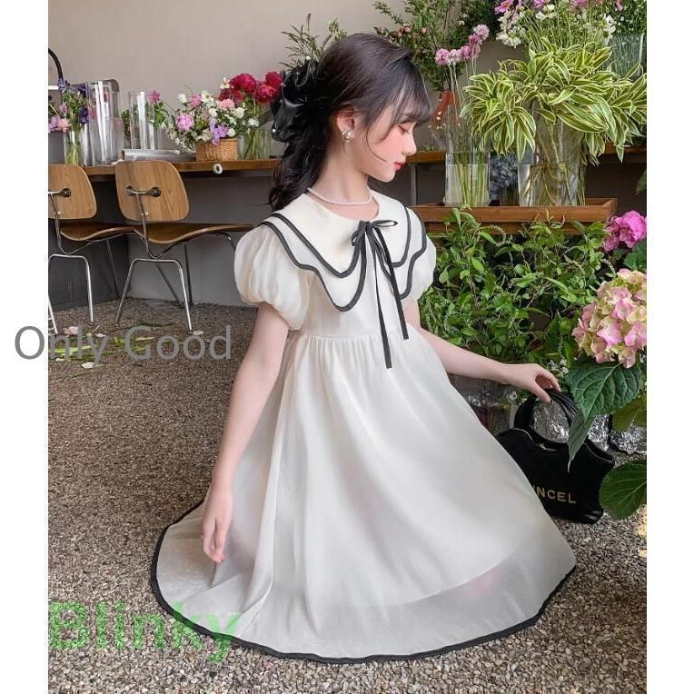 ワンピース　半袖　キッズ　120 かわいい ☆キッズ ワンピース☆子供服 姫系ワンピース☆半袖 ワンピース☆120