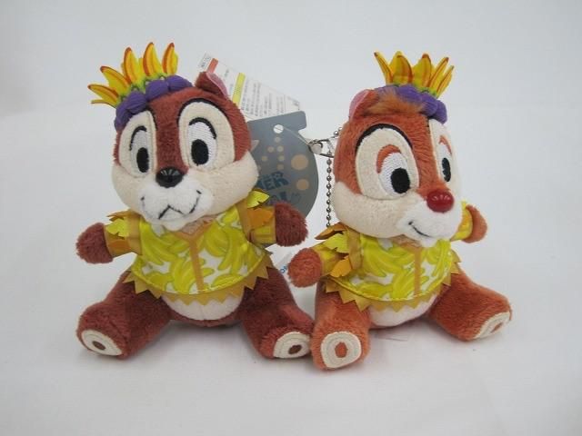 東京ディズニーシー　サマーフェスティバル　チップとデール　ぬいぐるみバッジ 東京ディズニーシー サマーフェスティバル2016 チップ&デール