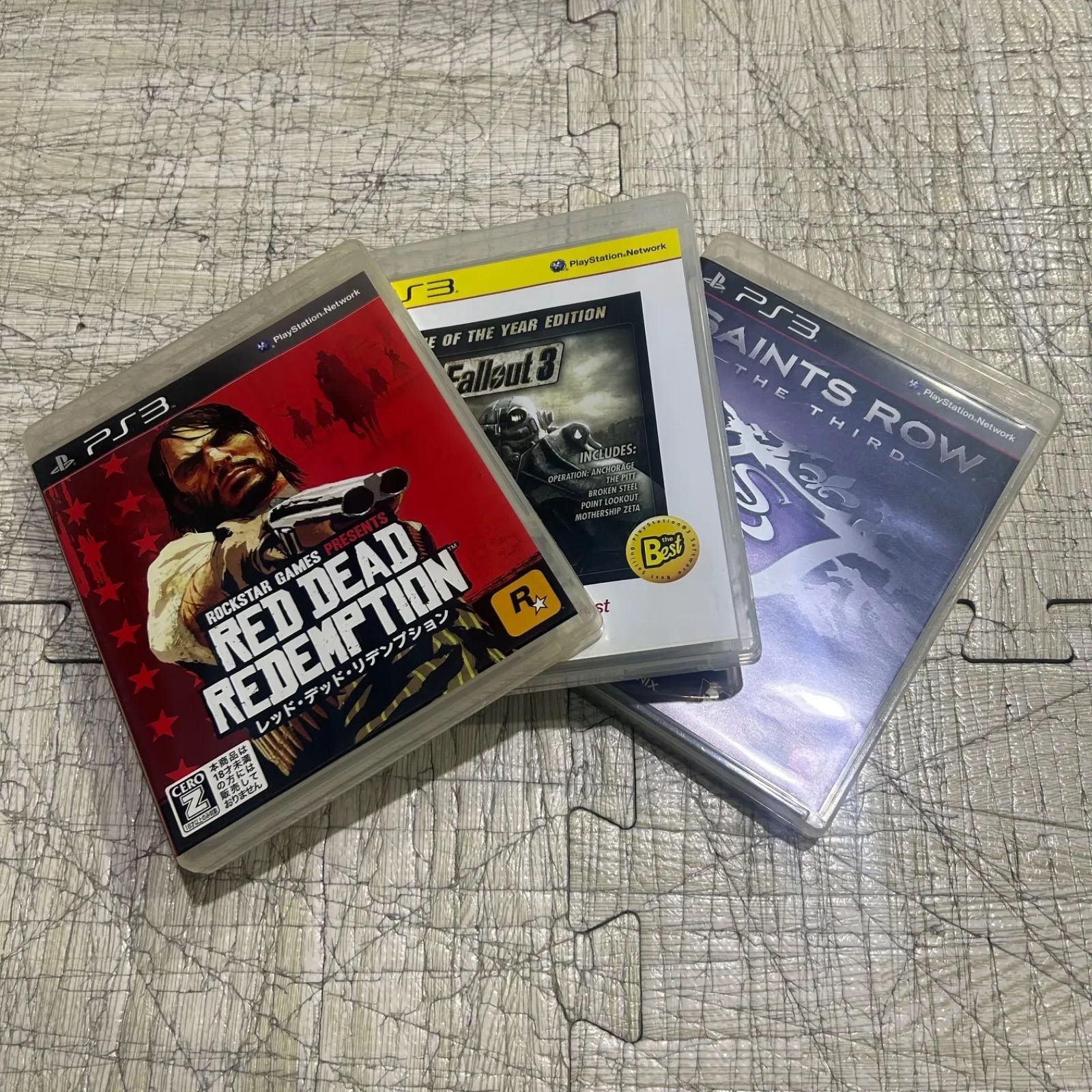 PS3 ゲームソフト 3枚セット 【レッド・デッド・リデンプション