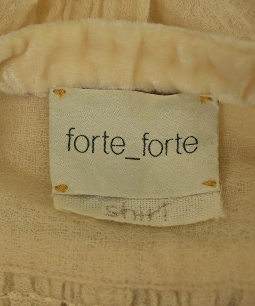 forte forte フォルテフォルテ カジュアルシャツ 1(S位) 青 【古着】【中古】 forte forte フォルテフォルテ カジュアルシャツ 1(S位) 青