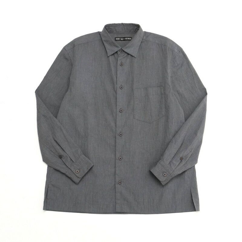ISSEY MIYAKE】MEN'S シワ加工 長袖シャツ ISSEY MIYAKE MEN イッセイ