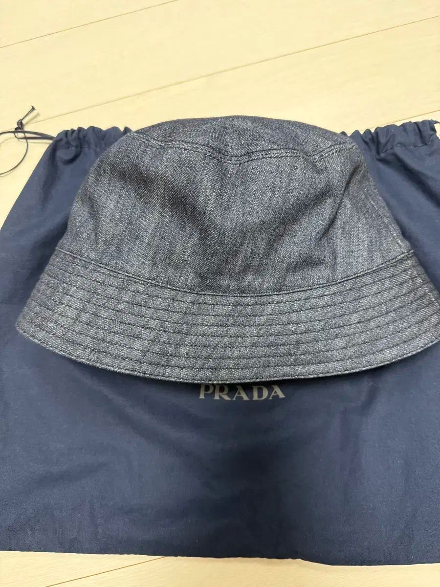 Prada(プラダ) デニム バケットハット M - メルカリ