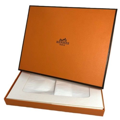 HERMES エルメス シェーヌダンクル スクエアプレート 陶器 ホワイト