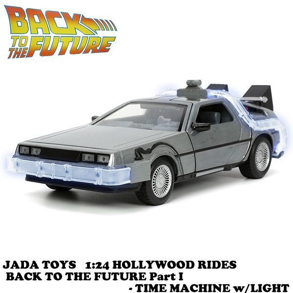 1:24 BACK TO THE FUTURE PART I - TIME MACHINE W/LIGHT 1:24 BACK TO THE FUTURE PART I - TIME MACHINE W/LIGHT