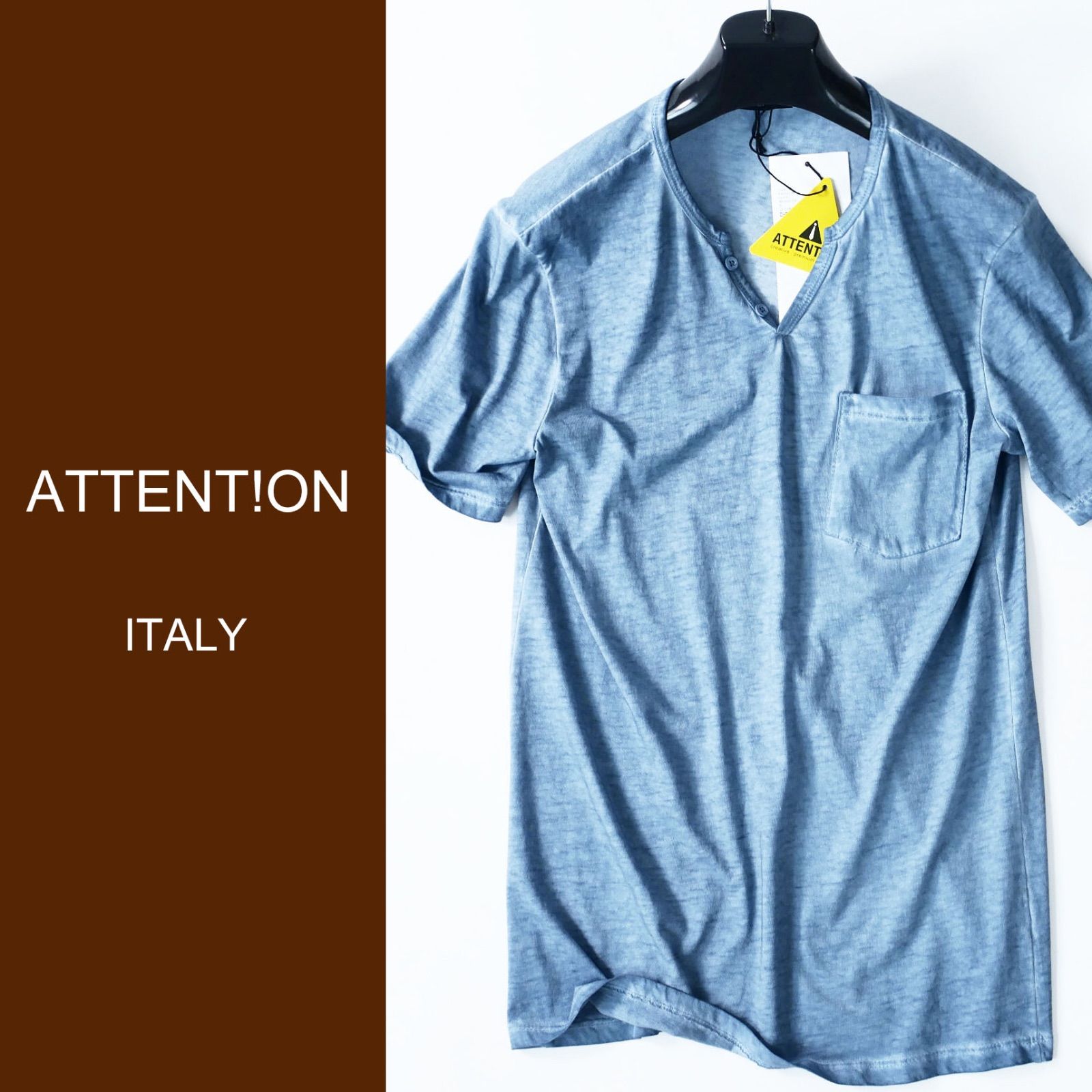 dp391A●L●中部イタリアの街着ブランド●コットン100％Tシャツ●イタリア製●メンズ