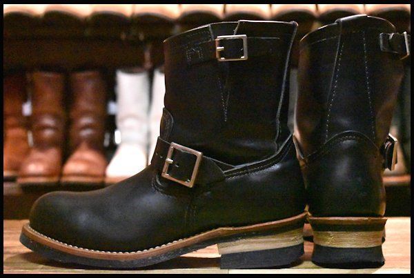 REDWING 2976 エンジニアブーツ ショート丈 ブラッククローム REDWING (レッドウィング) 2976 8inch Engineer 8インチ