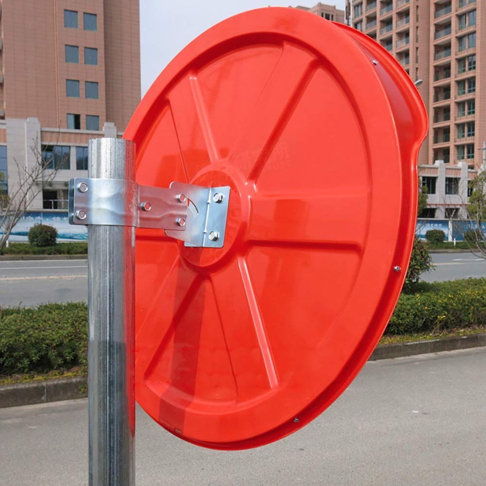 Cific カーブミラー 直径60cm 80cm ガレージ 道路 曲がり角 安全確保 直径 80cm