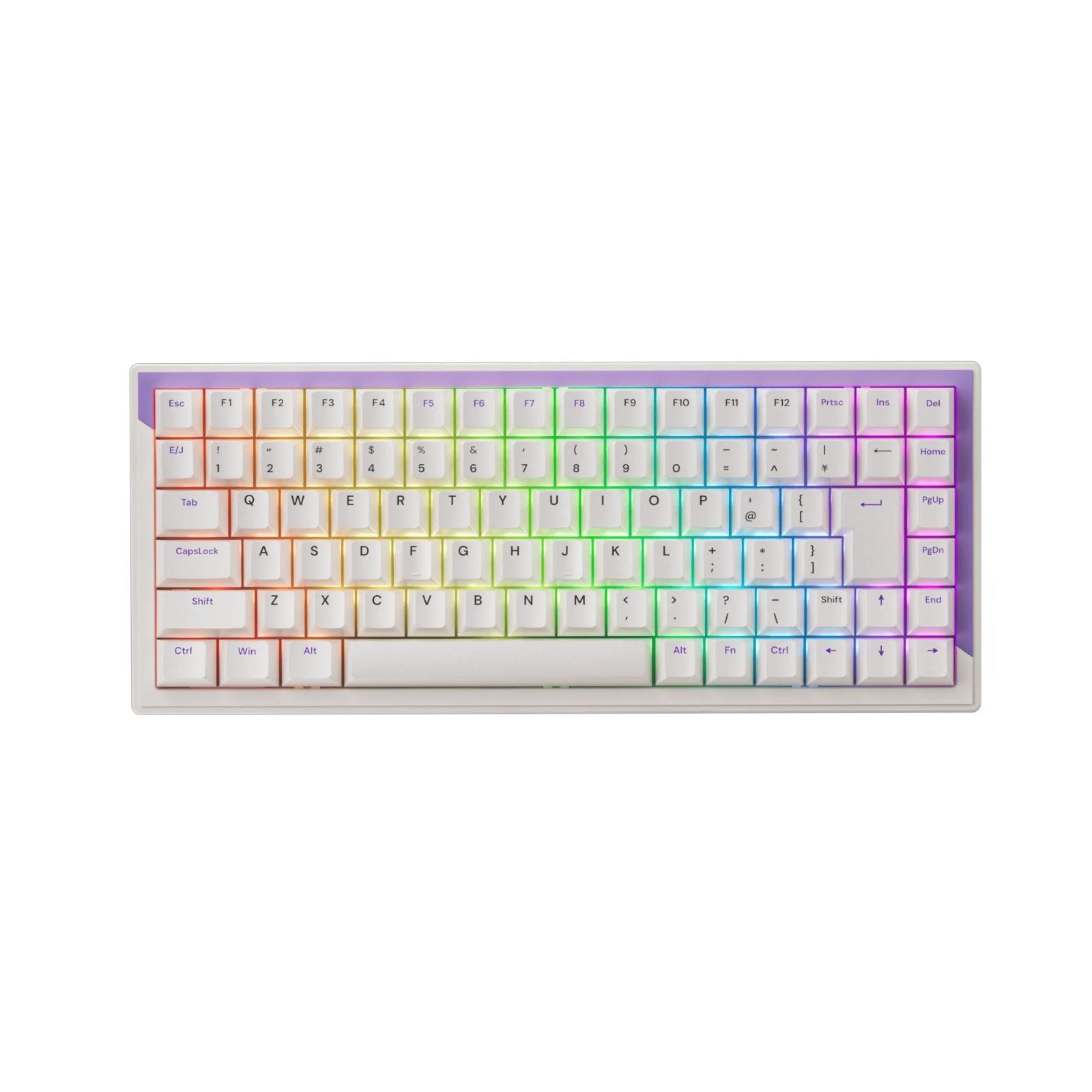 ラストウィンモード 75 サイズ 調整 なアクチュエーション 磁気スイッチ 日本語配列 eスポーツゲーミングキーボード ラピッドトリガーキーボード パープル G75 DrunkDeer