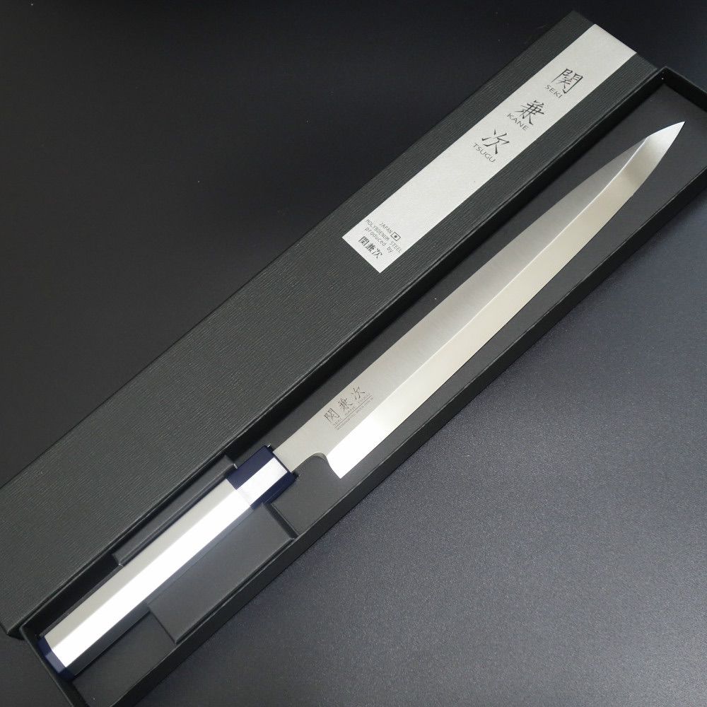 関兼次 柳刃包丁 270mm アルミ柄和包丁 モリブデンバナジウム鋼 ステンレス