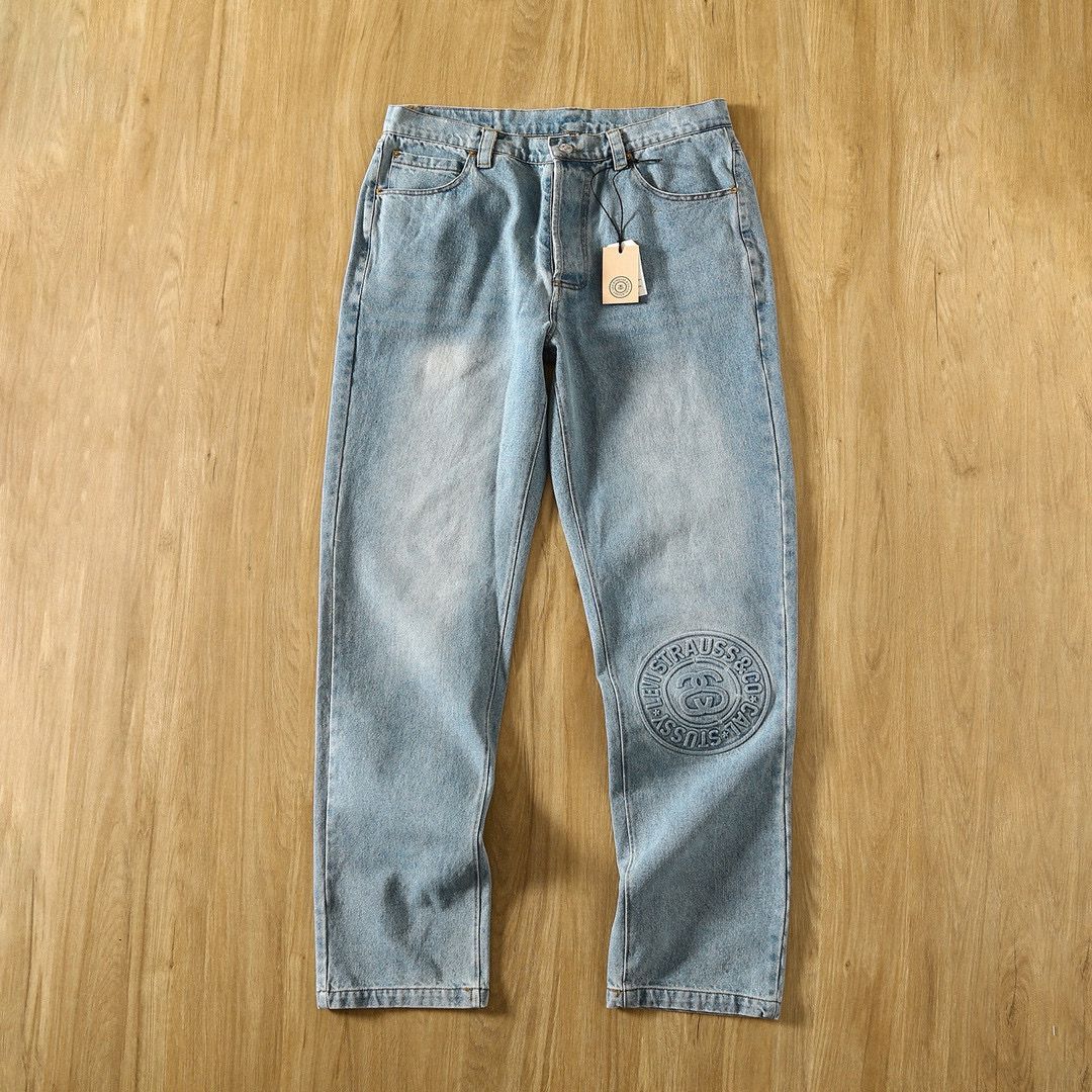 Stussy x Levi's エンボス501ジーンズ - メルカリ