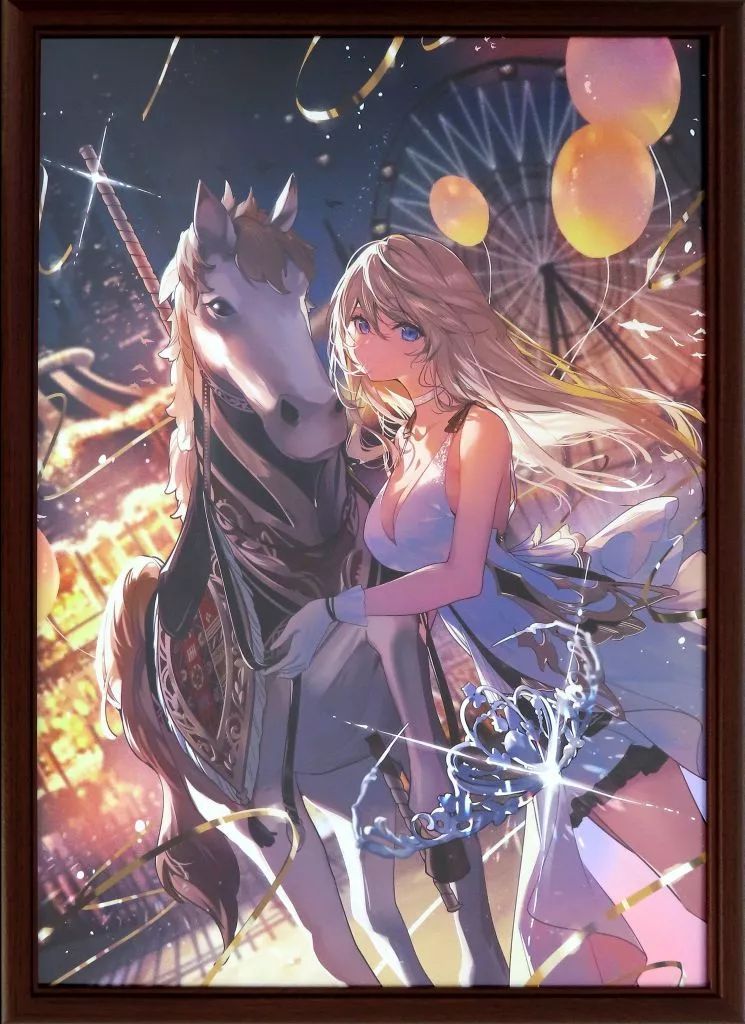 中古】セル画・原画 付属品付)necomi 複製原画 「out of the