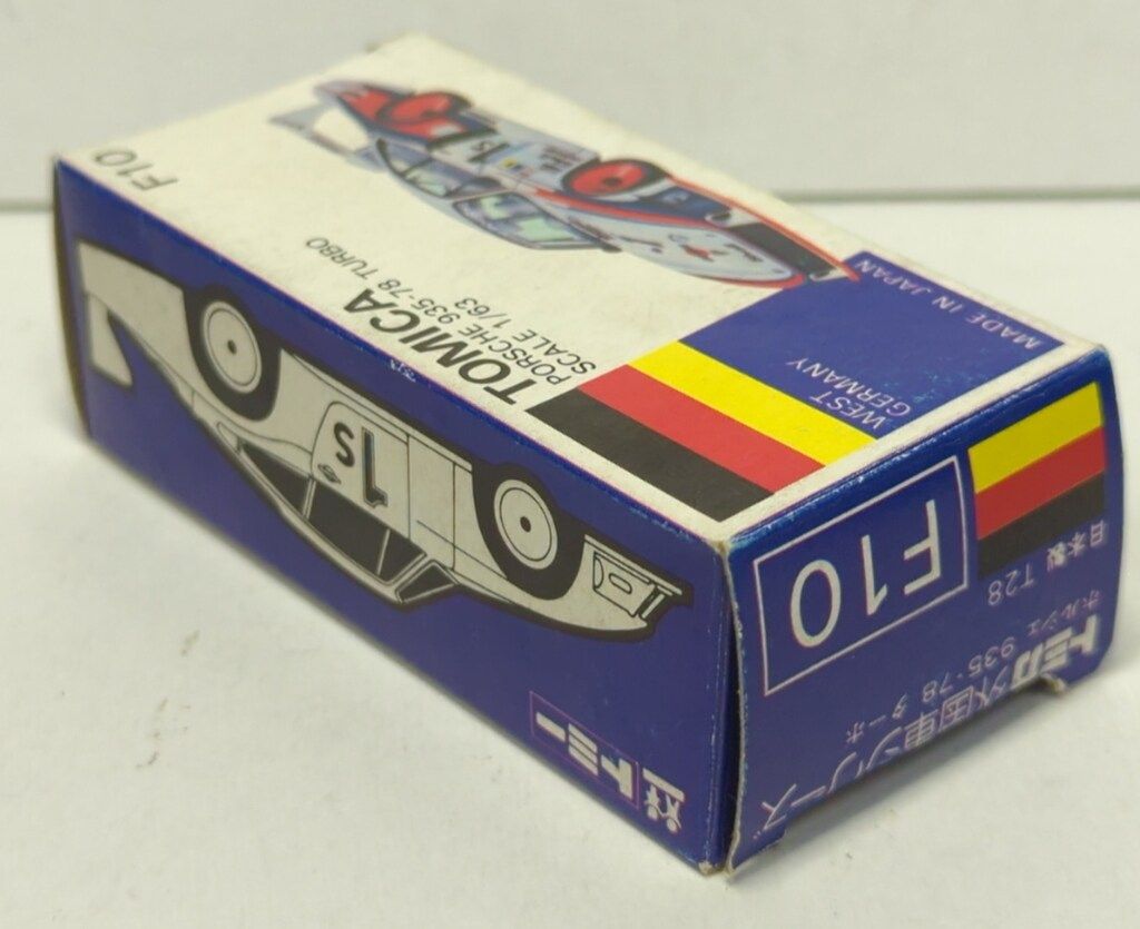 トミカ 青箱F10 ポルシェ 935-78 ターボ 黒色 日本製 - メルカリ