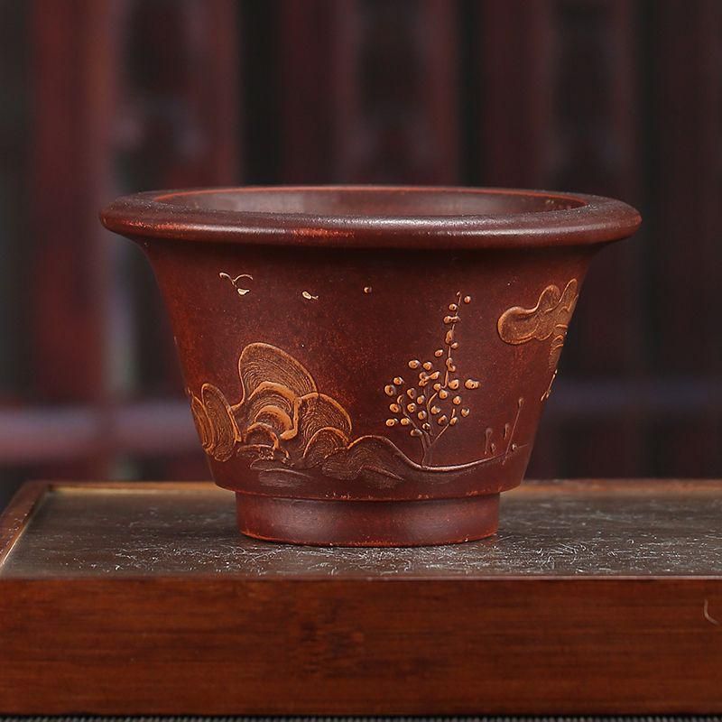 中国宜興 紫砂の鉢盆栽鉢 植木鉢 小品盆栽鉢 大品盆栽鉢 - メルカリ
