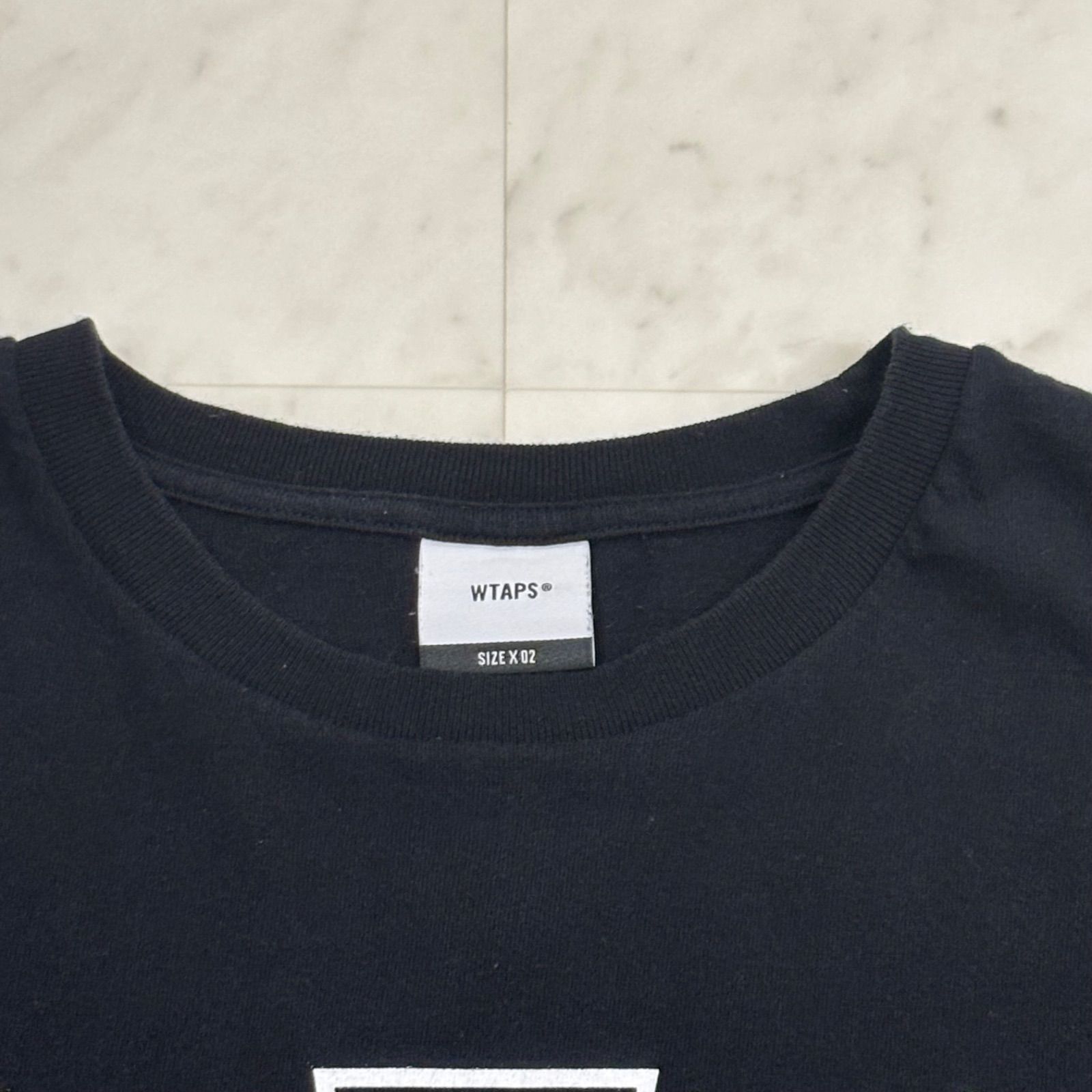 ☆WTAPS ダブルタップス Tシャツ 半袖 ブラック サイズX02 - メルカリ