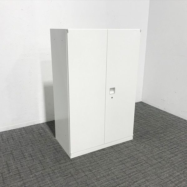 両開き書庫 レクトライン スチールキャビネット オカムラ ホワイト