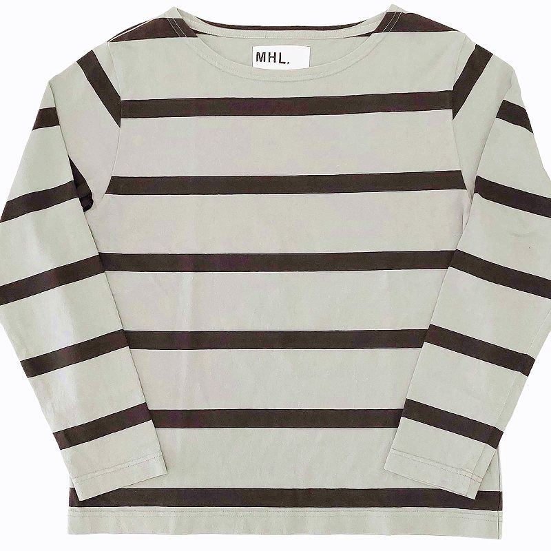 MHL.（エムエイチエル）の「WIDE STRIPE DRY JERSEY（Tシャツ