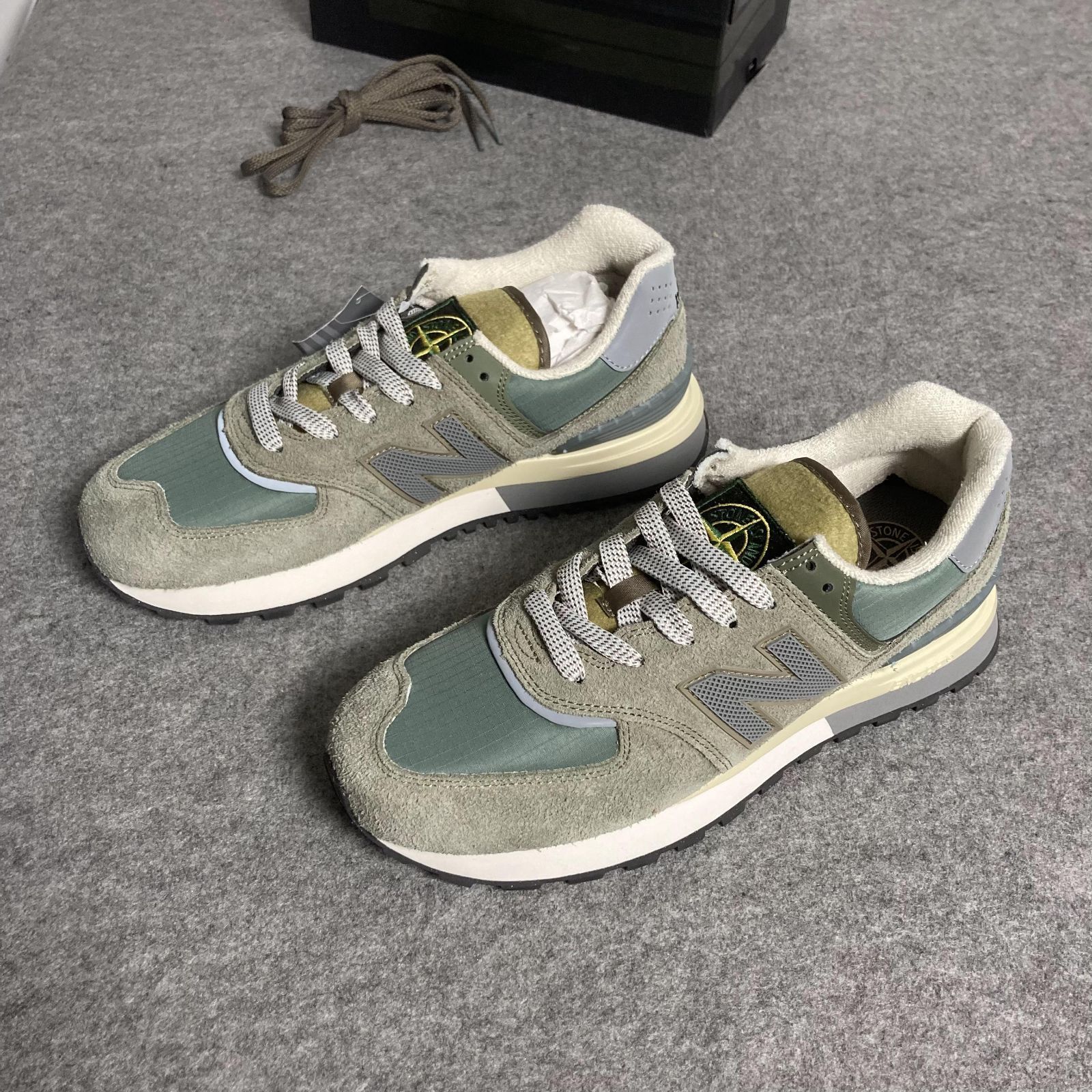 新品 Stone Island×New Balance 574 Legacy ニューバランス(ニューバランス) 574 ストーンアイランド 男女兼用 スニーカー