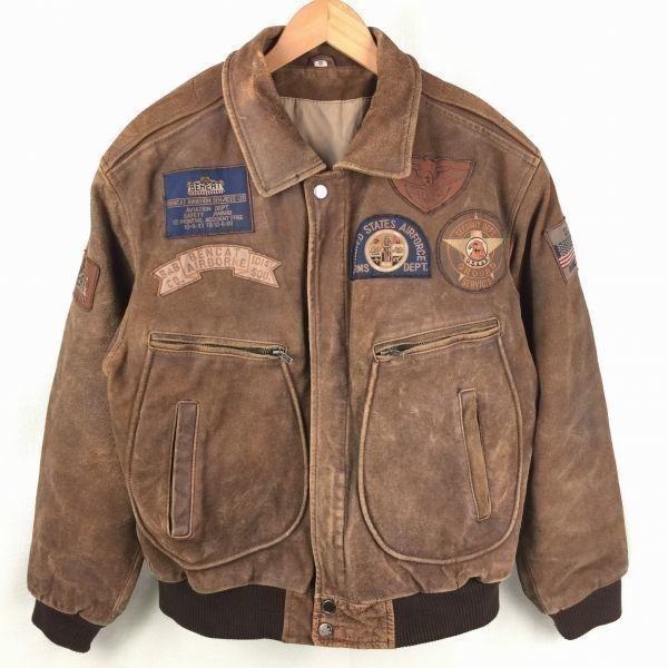 Vintage 米軍Bencat 1936 VGC CHIA ベトナム|USA空軍ボマージャケット sizeS 茶|BROWN 色 革ジャン|bag〕菅NO.Wメじ62-2<sale>