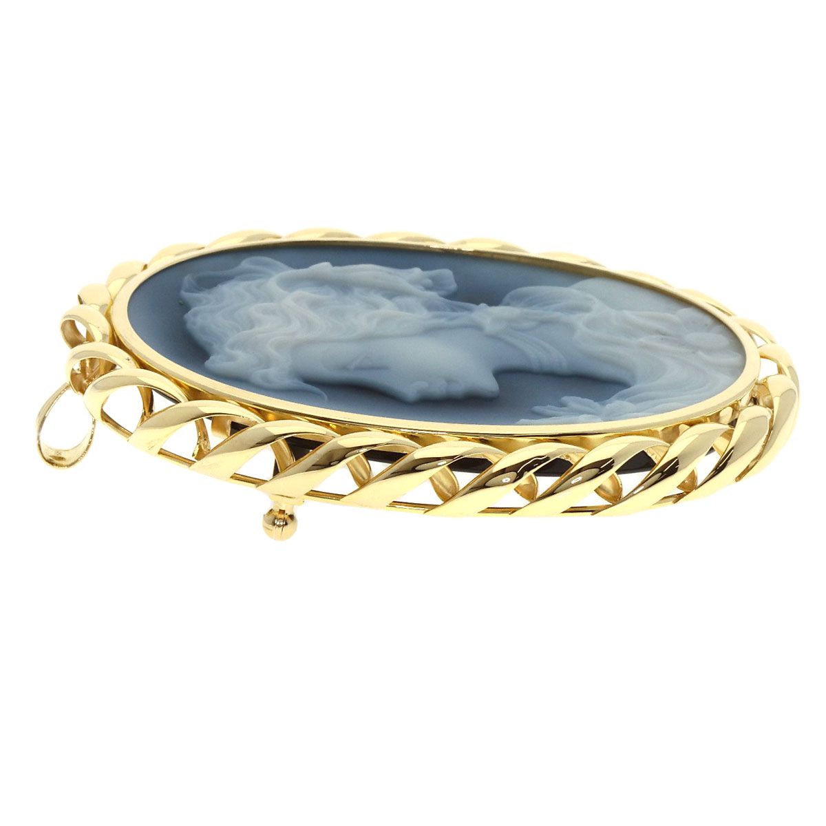 【おまとめ】シェルカメオ/ストーンカメオ/ブローチ/ペンダントトップ/ルース (検索：アンティーク 天使 女神 女性 サイン 彫刻 共箱)37732 プラチナPT 900 ブラウンシェルカメオブローチペンダント32.3グラム