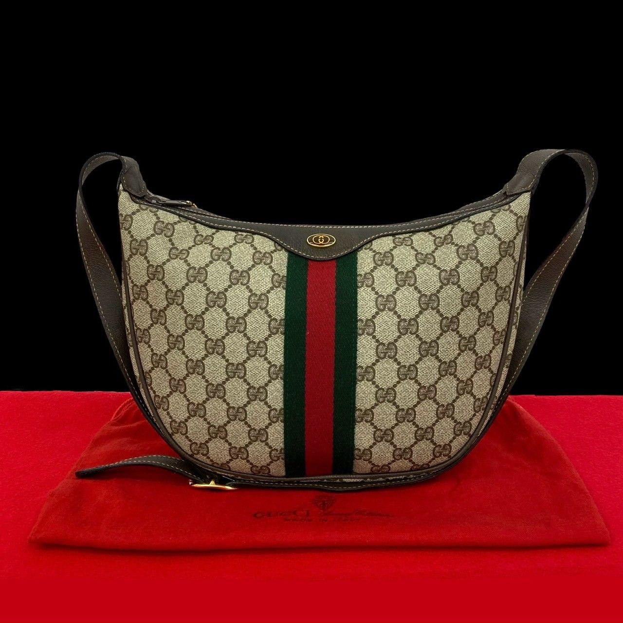 ほぼ未使用 GUCCI グッチ オールドグッチ ヴィンテージ シェリー
