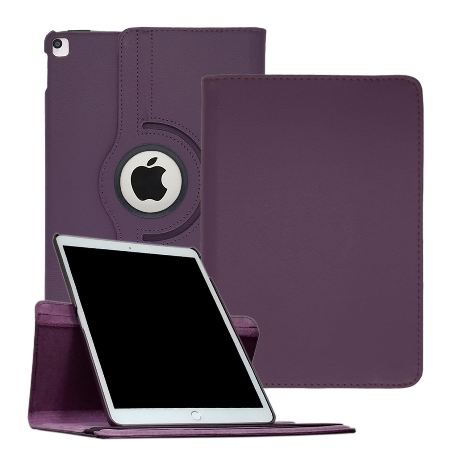 数量 スタンド オートスリープ アイパッド カバー Pro 10 5インチ 9 第3世代 8 Air 2インチ 7 第9 7世代 エア3 ipad 360°回転 プロ10 5 ケース 3 パープ