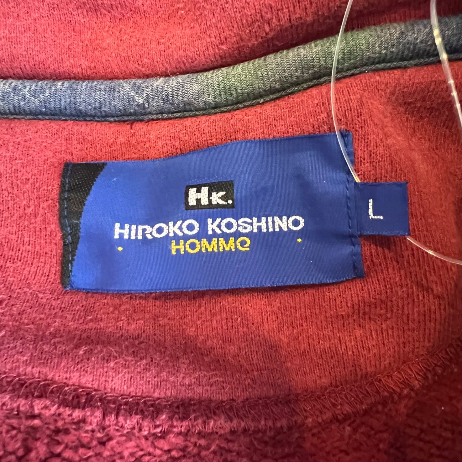 Z279 HIROKO KOSHINO HOMME ヒロココシノ トレーナー ハーフジップ