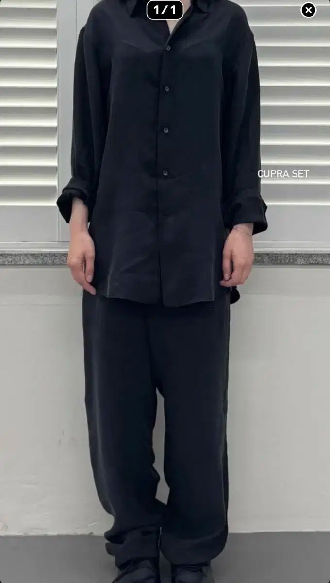 MUDULE キュプラ シャツ 2 サイズ