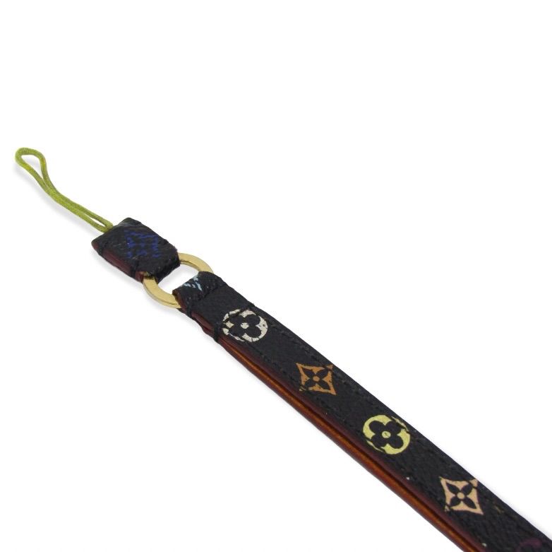 ✨美品✨LOUIS VUITTON　ストラップ　モノグラムマルチカラー　2227 ルイヴィトンロッジPM 14144 ブロン（白） レディース