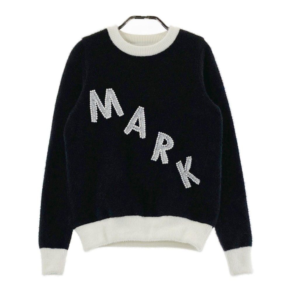 サイズ：36 MARK&LONA マークアンドロナ  ニットセーター パール  ブラック系 [240101360840] ゴルフウェア レディース ストスト サイズ：36 MARK&LONA マークアンドロナ ニットセーター パール