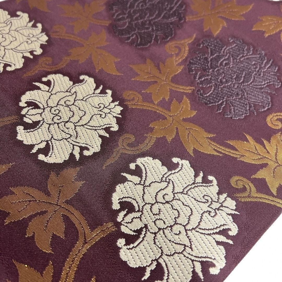 西陣織 唐花模様 花模様 袋帯 着物 012a p 【公式通販】