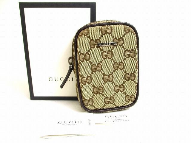 グッチ GUCCI GGキャンバス メタルバー シガレットケース タバコケース 小物入れ メンズ レディース