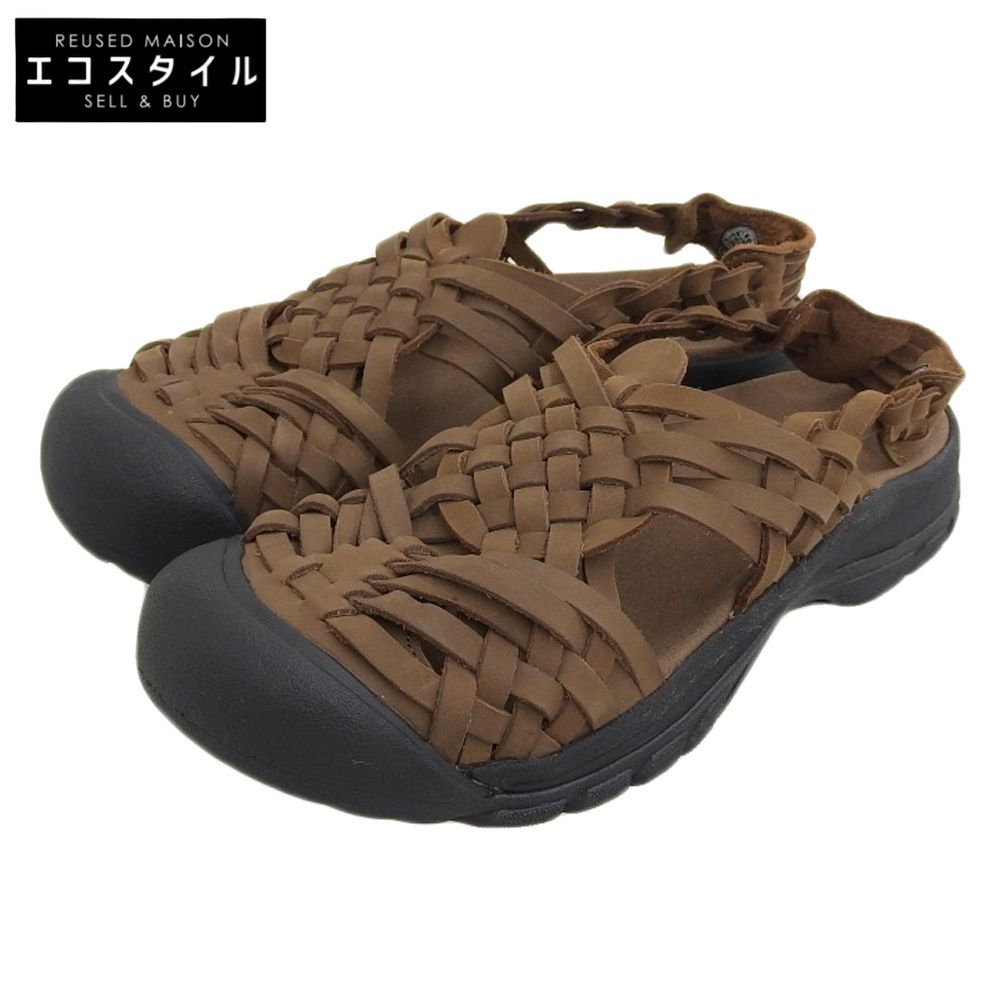 靴 KEEN HYKE rosarita2 BISON 28.0 brown KEEN キーン 新品同様 KEEN キーン ×HYKE Rosarita II Sandal