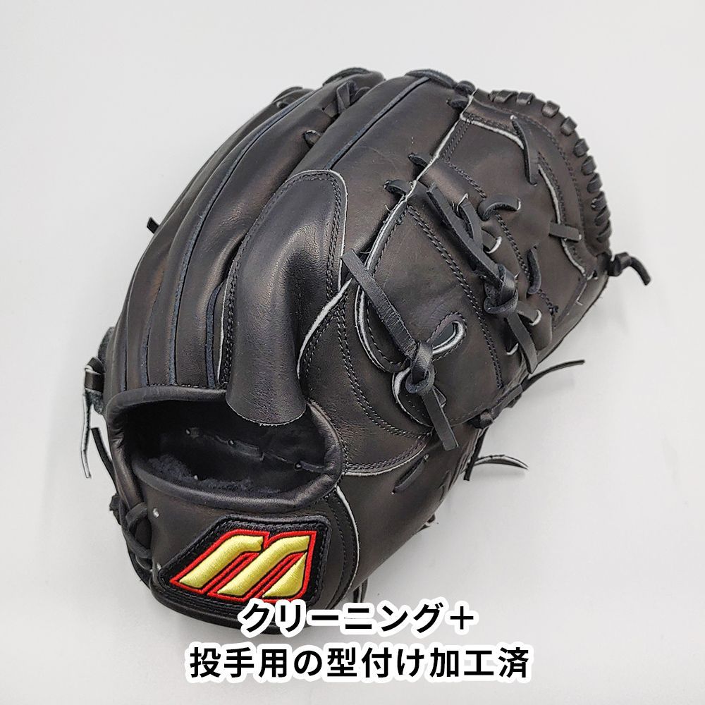 Global Elite 硬式グローブ Dlink NEO 黒 型付け済み 湯もみ型付け込み