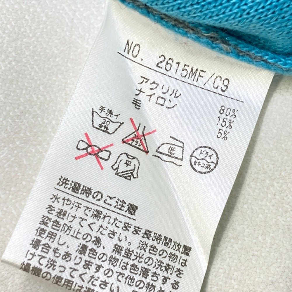 サイズ：L AND PER SE アンパスィ  ニットセーター ロゴ柄 グレー系 [240101457844] ゴルフウェア メンズ ストスト サイズ：L AND PER SE アンパスィ ニットセーター ロゴ柄 グレー
