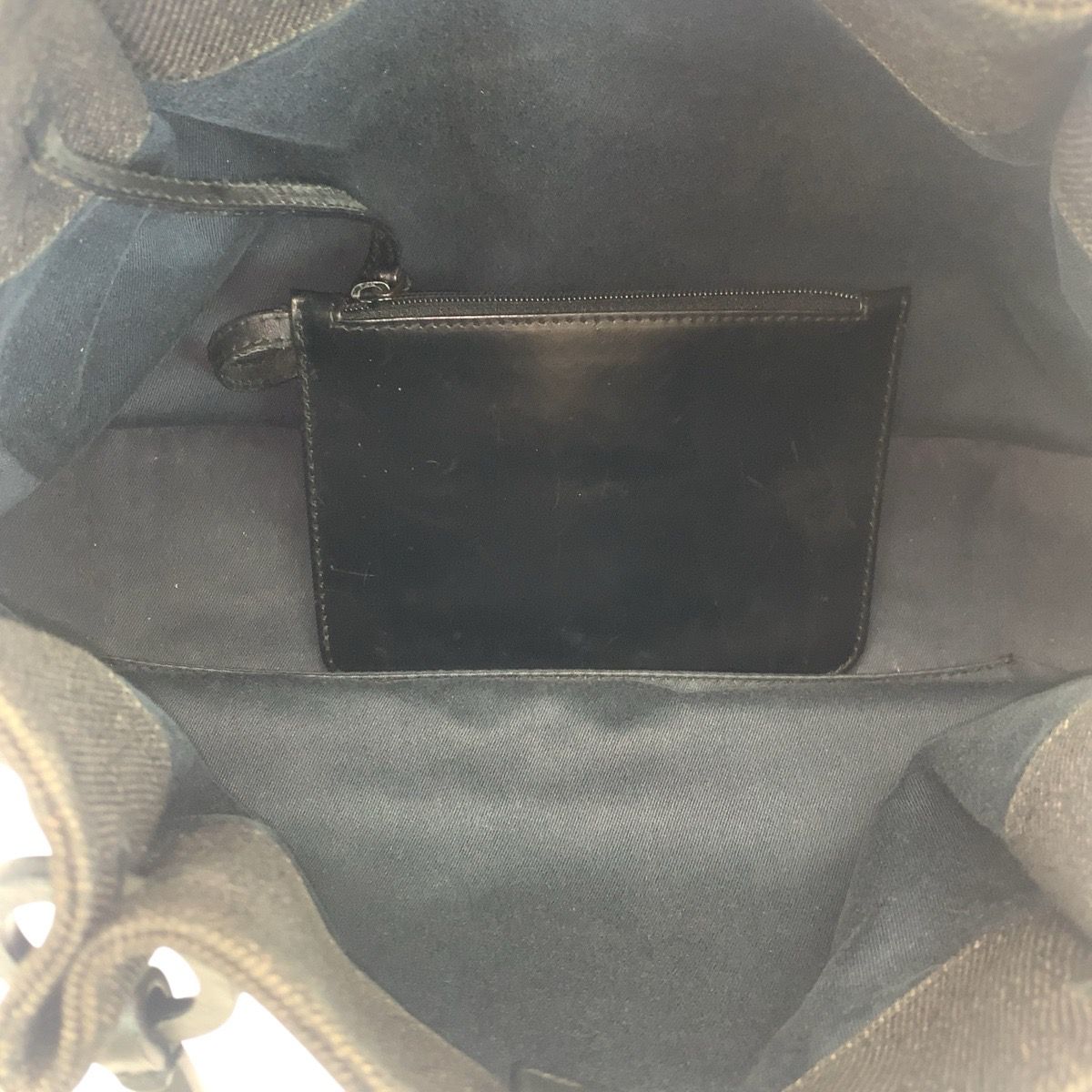 GUCCI グッチ ブラック 黒 GGキャンバス/レザー 101919 トートバッグ  