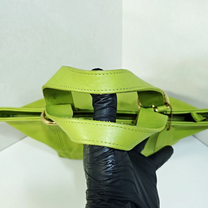 極希少✨ オールドコーチ ハンドバッグ ライトグリーン グラブタンレザー コーチ COACH オールドコーチ グラブタンレザー ハンドバッグ 4133